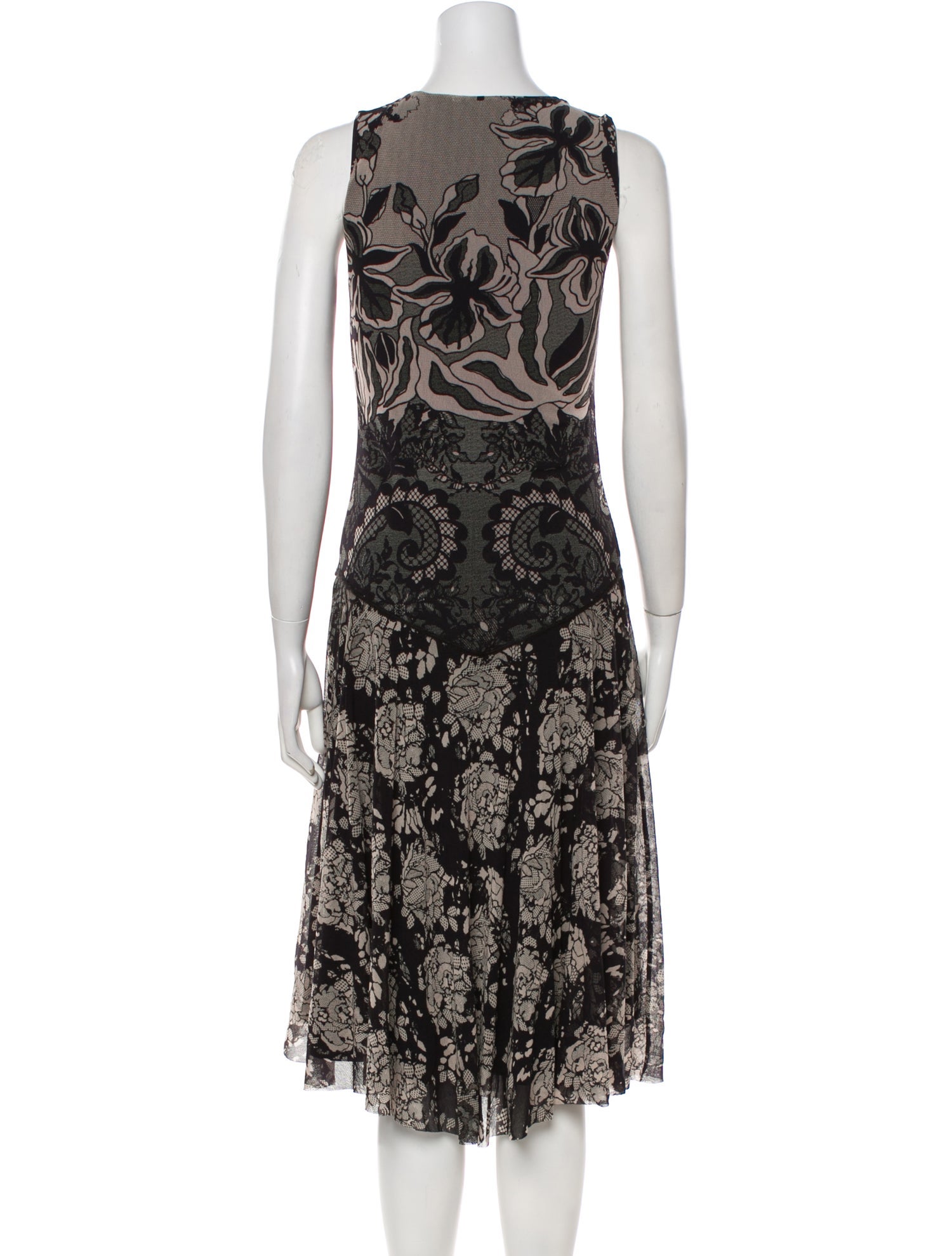 Fuzzi Nylon Midi Length Dress